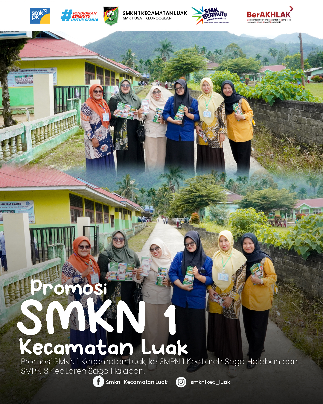 Kegiatan Promosi Sekolah ke SMPN 3 Kecamatan Lareh Sago Halaban