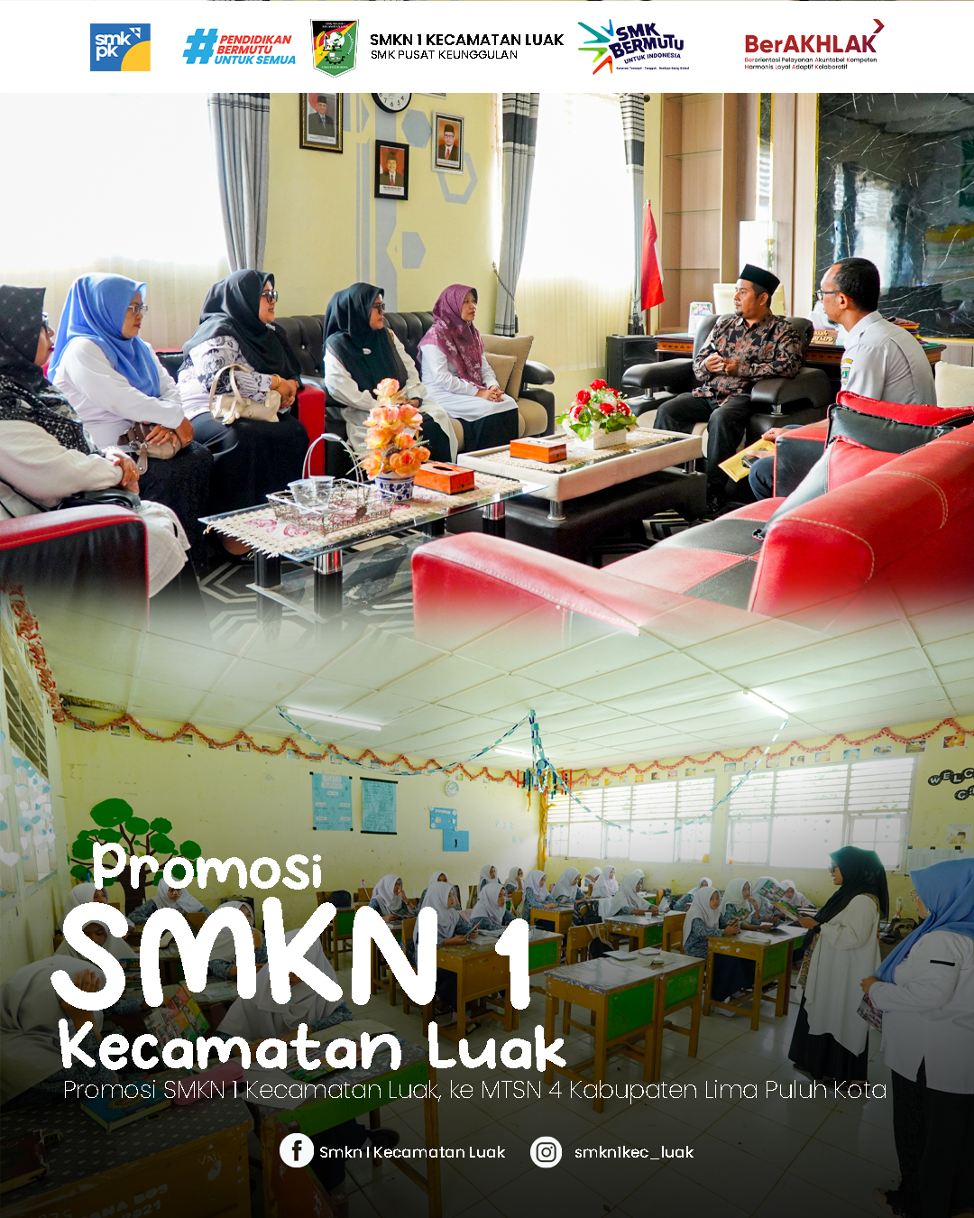 Kegiatan Promosi Sekolah ke MTSN 4 Kab.Lima Puluh Kota