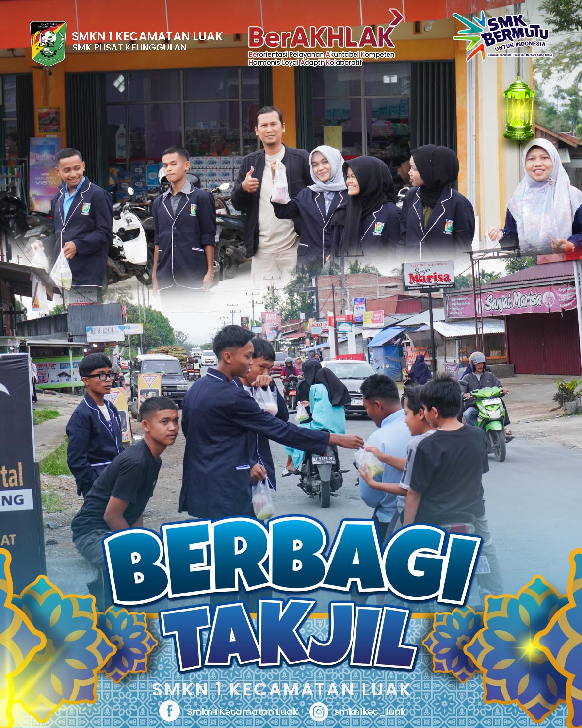 SMKN 1 Kecamatan Luak Berbagi Takjil
